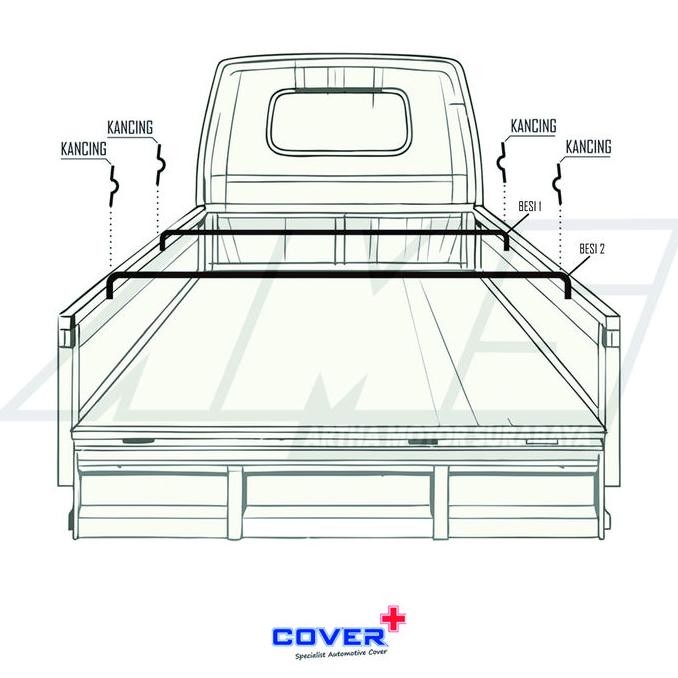 COVER TERPAL TUTUP BAK MOBIL PICKUP APV MEGA CARRY XTRA JUMBO