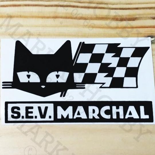 

Ready !!! Stiker Marchal 2 Logo Cutting Aksesoris