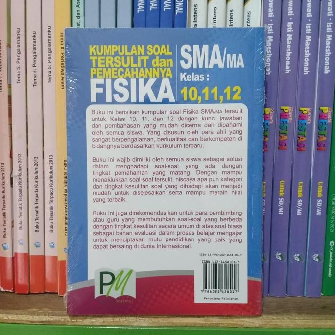 Buku Kumpulan Soal Fisika SMA Kelas 10,11,12 + Kunci Jawaban Redy 