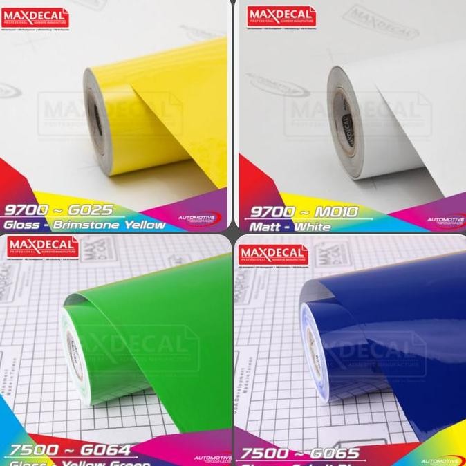 Stiker Skotlet Motor 1 Roll Stiker Mobil Maxdecal L 45Cm X P 15 Meter