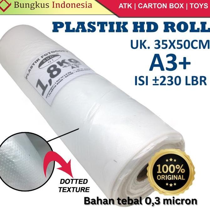 Plastik Hd Roll Premium 1.8 Kg 35 X 50 Cm - Plastik Buah Tebal