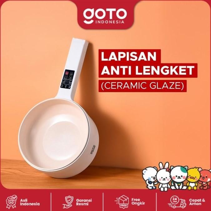 Goto Hideki Panci Listrik 1.8L Fry Pan Elektrik Penggorengan Serbaguna