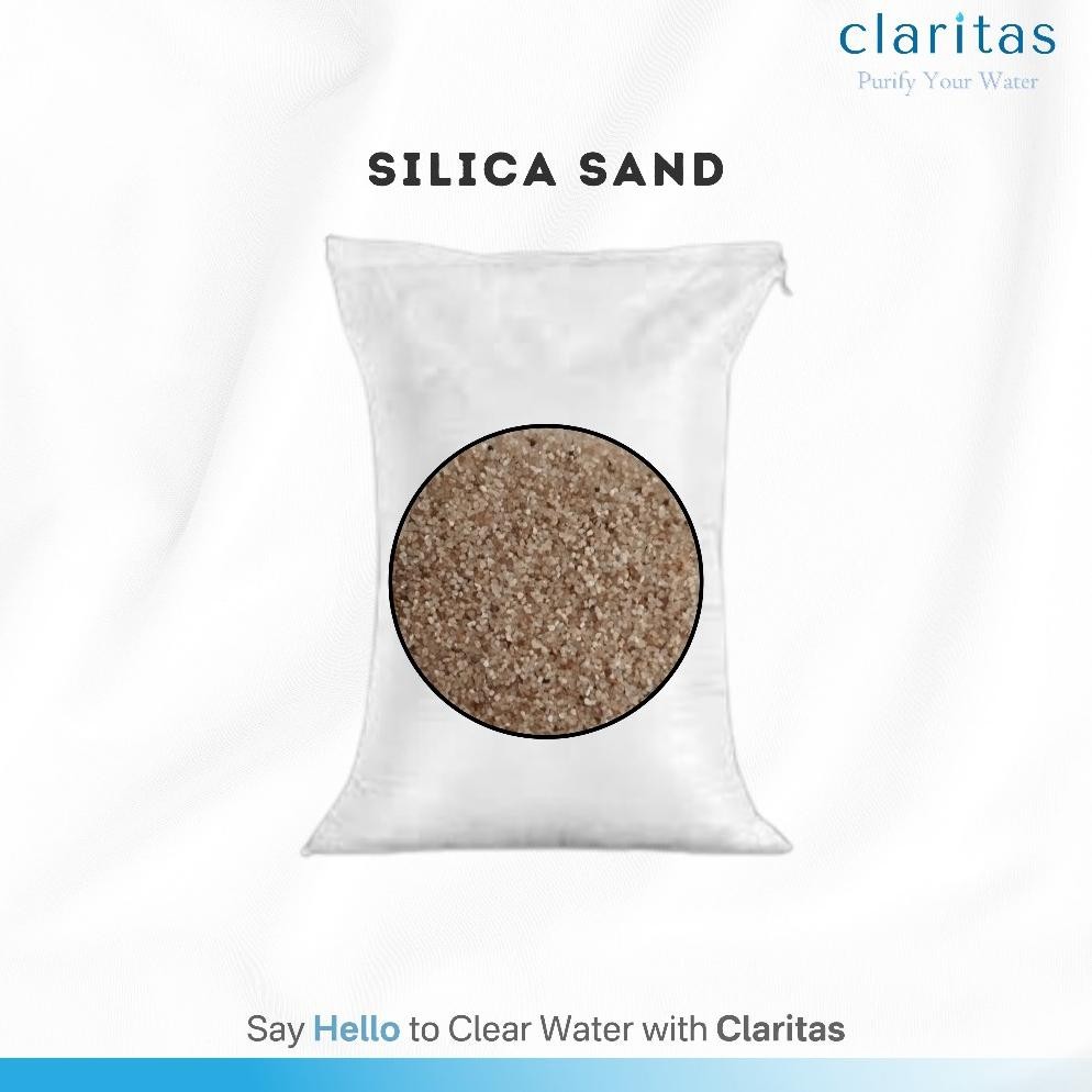 MEDIA FILTER PASIR SILIKA Silika Sand Pasir Silika Pasir Kuarsa Filter Air Media Penjernih Air 25Kg