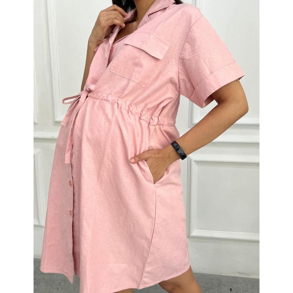 Terlaris | Terbaru | Best Seller | Termurah Mamahamil Baju Hamil Menyusui Modern Kekinian Dress Kant