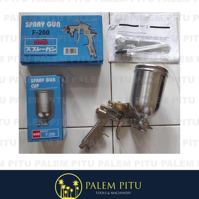 HARGA DISC - Spray Gun MEIJI F200 / MEIJI F 200 / MEIJI F-200 Tabung Atas Gravity