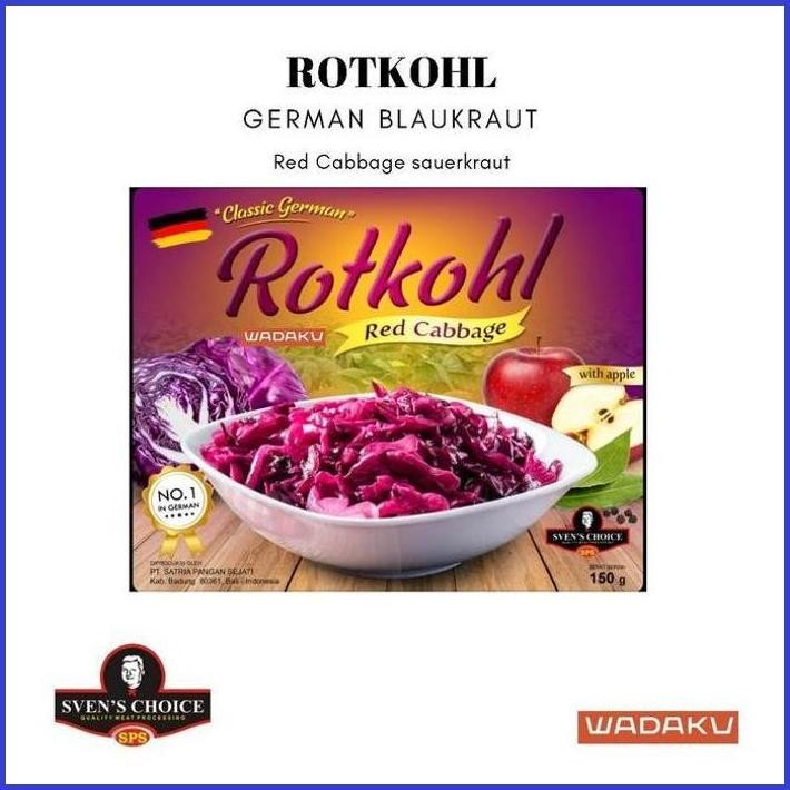 

CLASSIC GERMAN ROTKOHL RED CABBAGE KUBIS MERAH 150GR