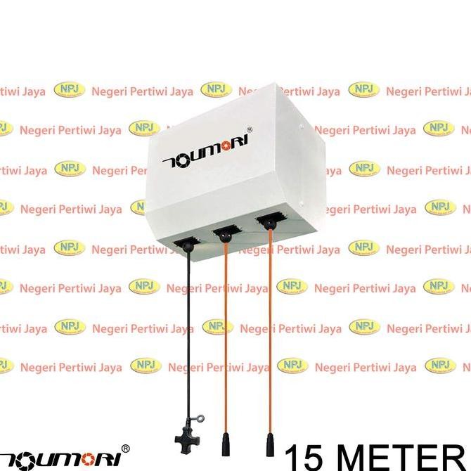 TOUMORI 15 METER ENERGY BOX 2 AIR HOSE + 1 CORD REEL - SELANG PU ORIGINAL DAN TERPERCAYA