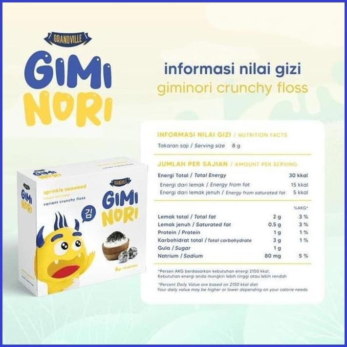 

GRANDVILLE GIMI NORI RUMPUT LAUT TABUR FLOSS TRIPLE PACK FOOD NON MSG