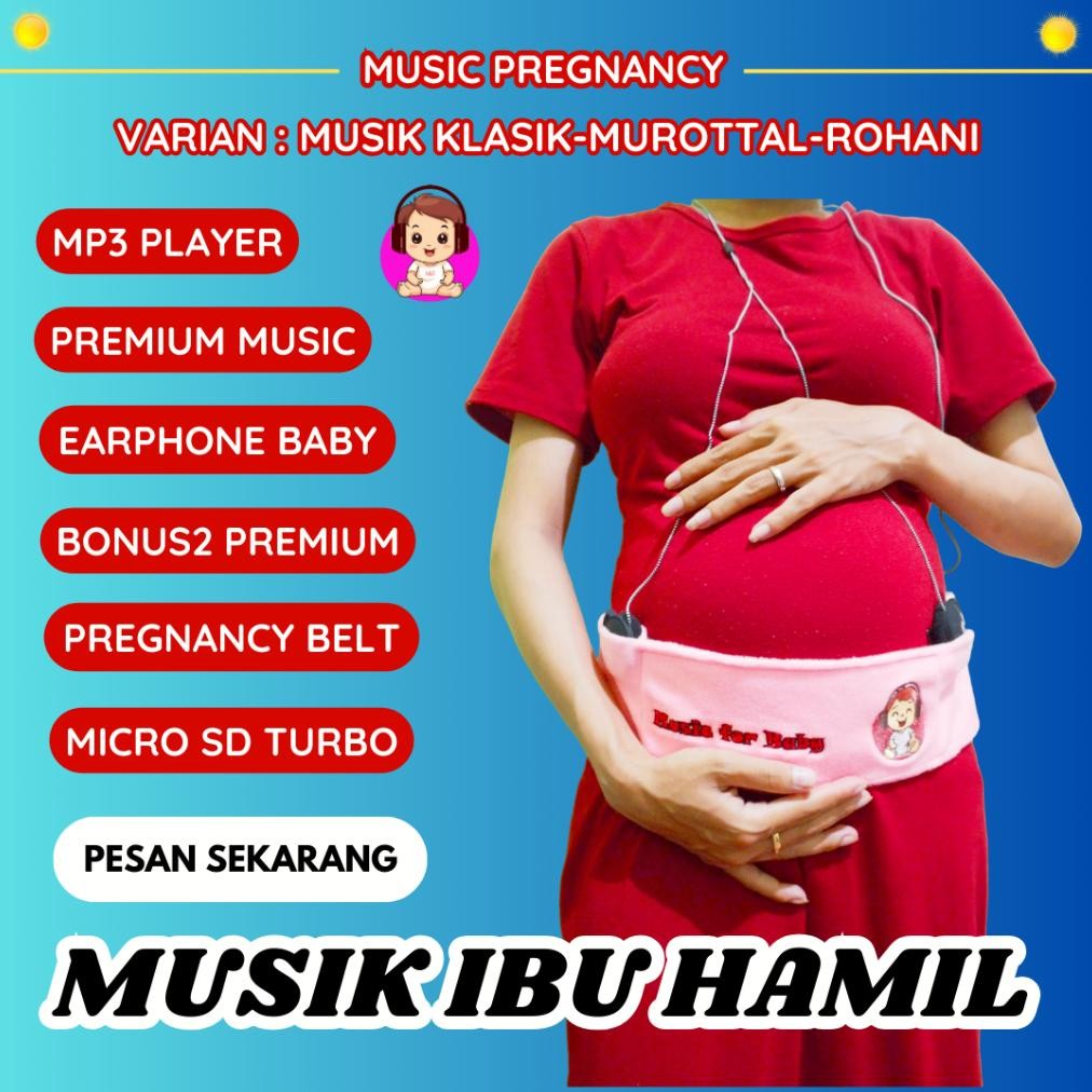 Terlaris | Terbaru | Best Seller | Termurah Musik Klasik Ibu Hamil Headsets Mp3 Musik Rohani Bayi Sa