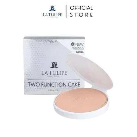 LA TULIPE Refill Two Function Cake 13gr Bedak Wajah / La Tulipe Two Function Cake