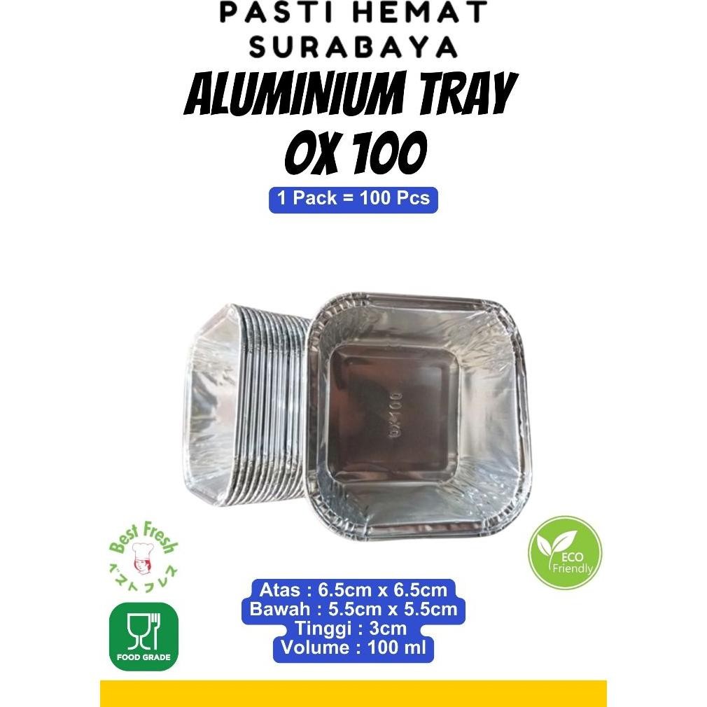 Bisa Cod Aluminium Foil Cup I Aluminium Foil Tray I Aluminium Foil + Tutup I Kotak Aluminium I Ox 10