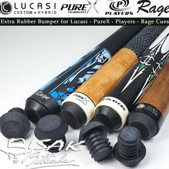 Extra Rubber Bumper Lucasi, Players, PureX, Rage Karet Stick Billiard