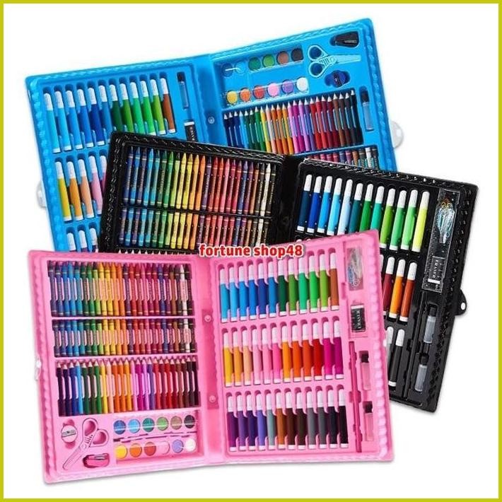 

ART SET ANAK 150 PCS SPIDOL CRAYON SET MENGGAMBAR