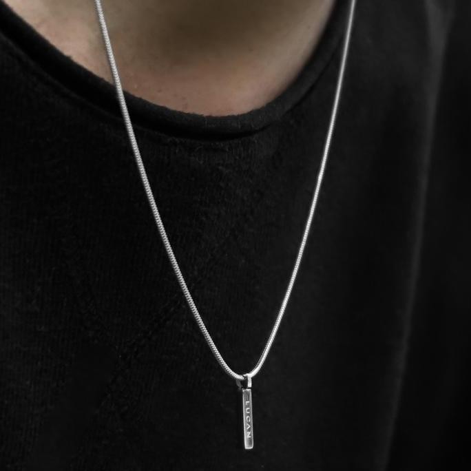 LUCAN - Snake Necklace Kalung Pria Kalung Lucan premium Kalung Stainless Steel Kalung Cowok kalung k
