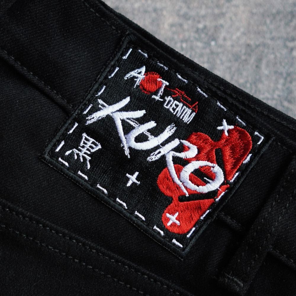 Ready Stock Aoi Denim - Kuro Black Type Ii 14 Oz Rd-67
