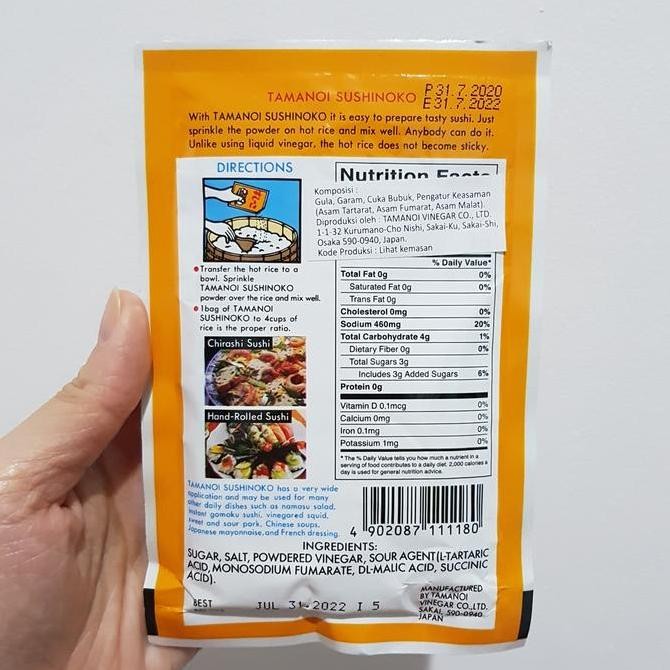 

Tamanoi Sushinoko 75Gr | Bumbu Instant Sushi