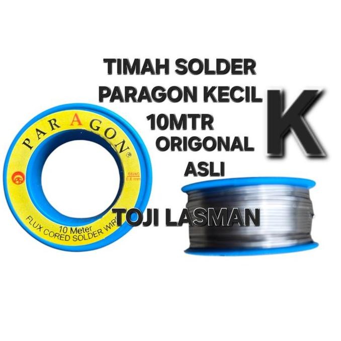 ( TIMAH SOLDER ROLL KECIL 10M ) TIMAH SOLDER PATRI 10 METER M FLUX CORED SOLDER WIRE KAWAT TIMAH SMA