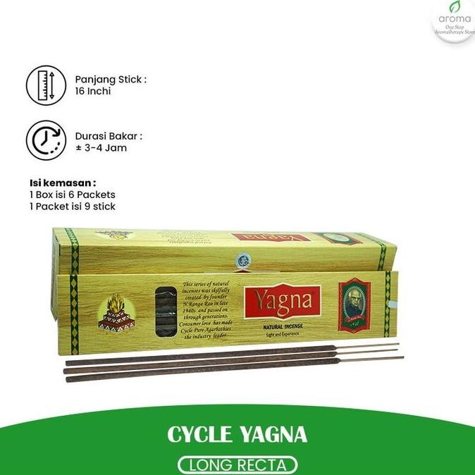 Ready Stock Dupa India (Aromaterapi) Long Recta - Yagna