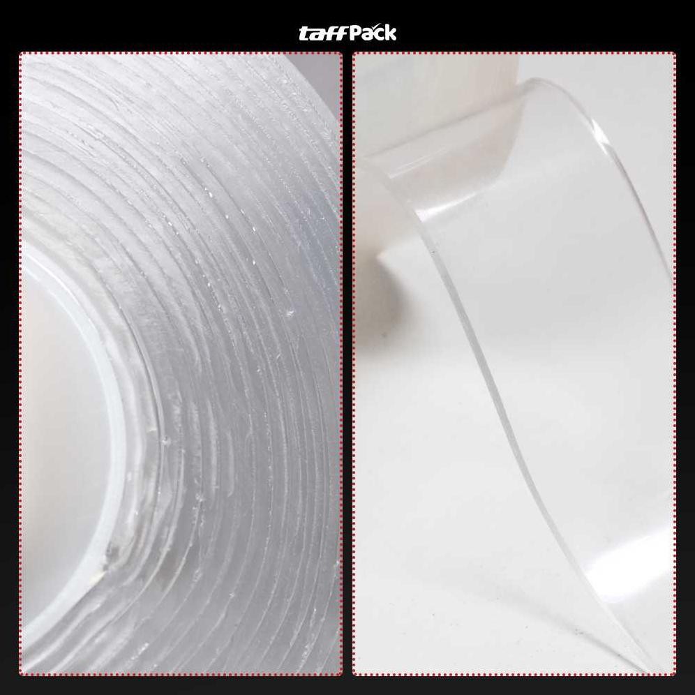 

Super Taffpack Double Tape Perekat No Trace Adhesive Washable Sticker - J007
