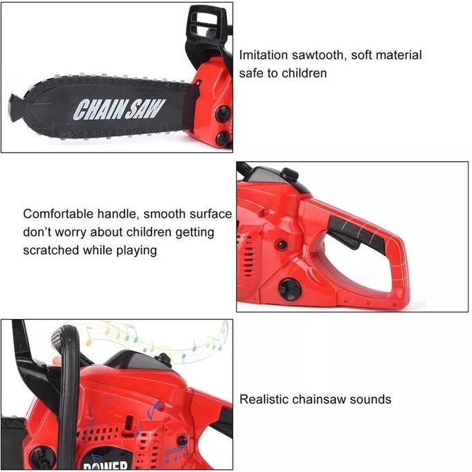 INSTAN ALAT PERKAKAS TUKANG GERGAJI/MAINAN SIMULASI MESIN GERGAJI ELEKTRIK LARIS