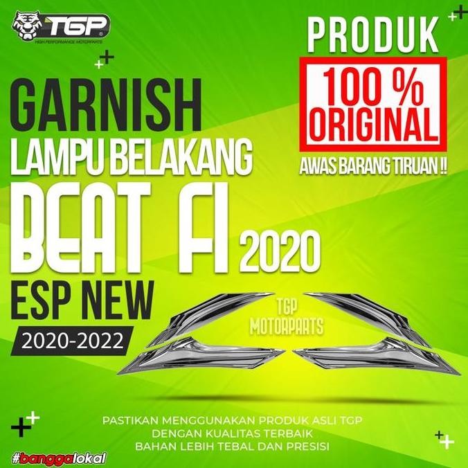 Promo Aksesoris Variasi Garnish Lampu Belakang Beat FI ESP New 2020 Deluxe COD