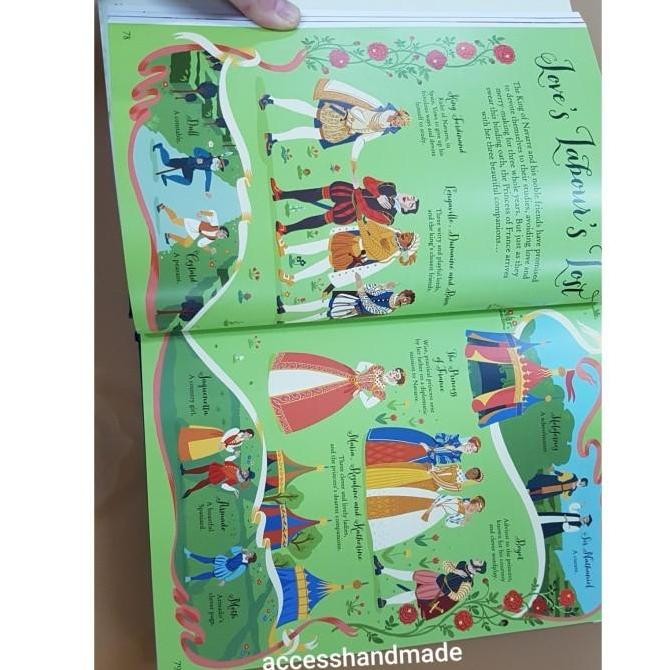 New Usborne The Complete Shakespeare buku Import Sastra hard cover book.