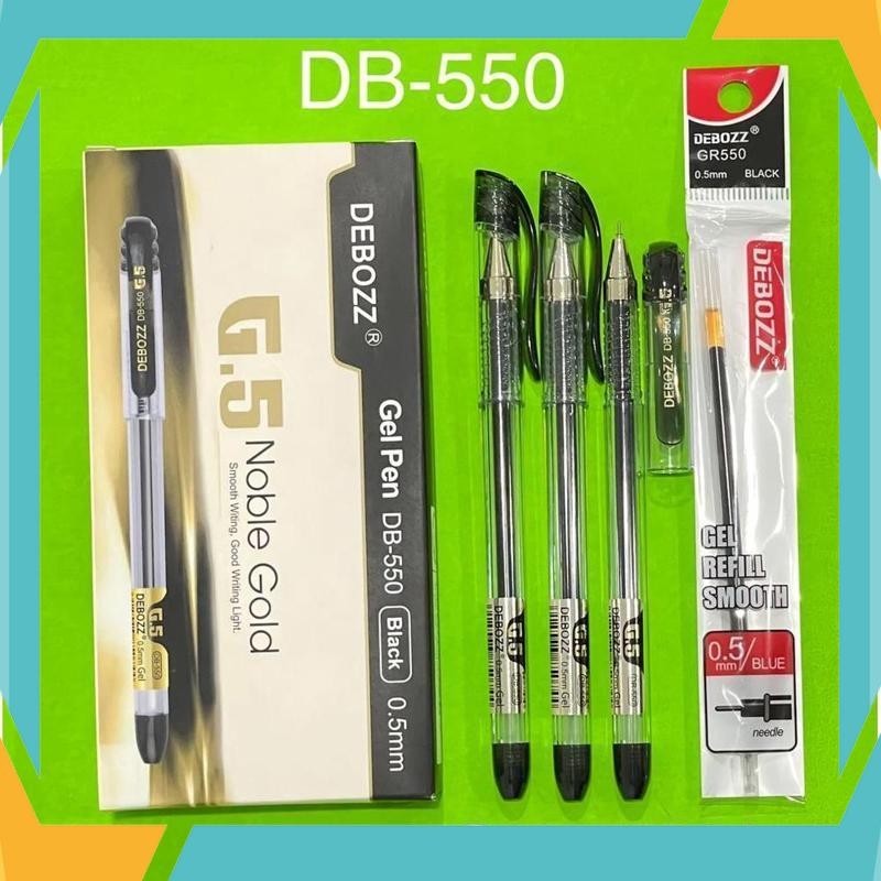 

Terbaik 1 Lusin/ 12 Pcs/ Bolpen Pulpen/ Pena Gel Debozz DB-530 550/ 1 Box Isi 24 Refill/ Isi Ulang GR 530 GR530 0.7 RHY-64
