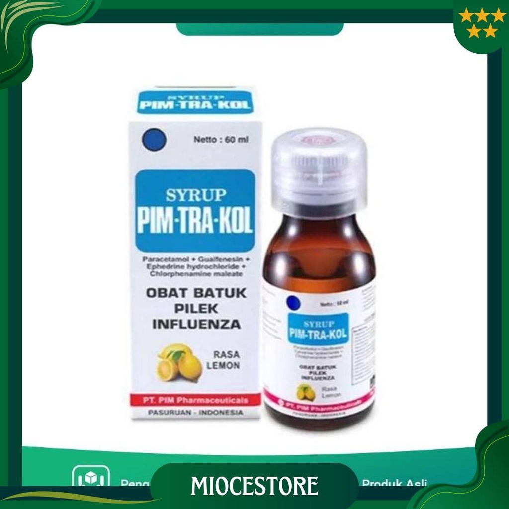 

Pimtrakol Syrup 60Ml Cod