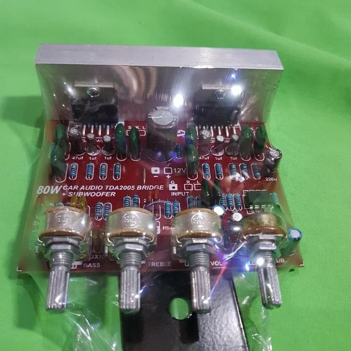 KIT POWER SPEAKER AKTIF 12VOLT TDA2005 TDA 2005 PLATINUM 12V AMPLIFIER