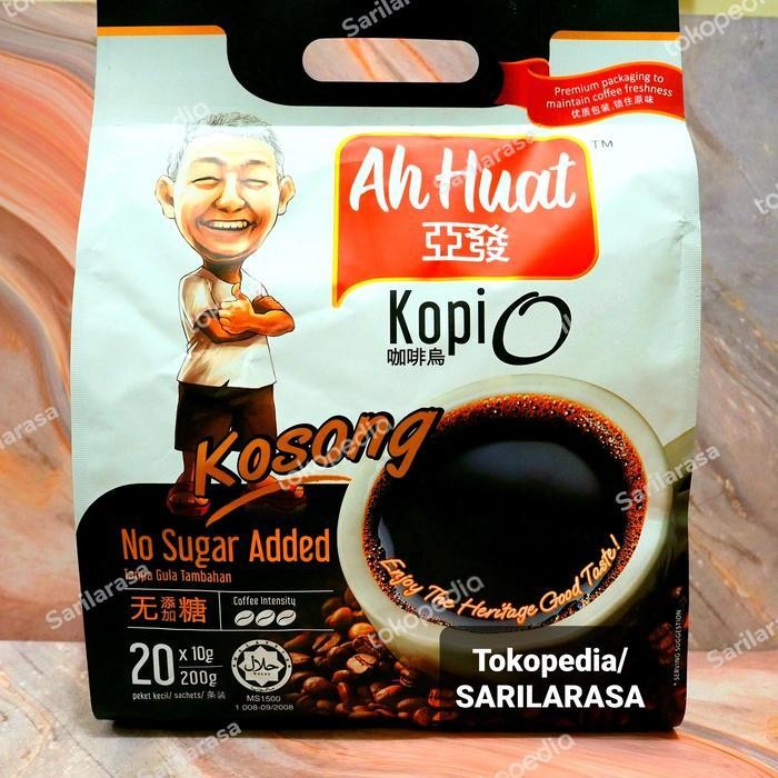 

DD |Eceran SACHET| Ah Huat Kopi O Kosong No Sugar Added Coffee, Minuman Kopi Hitam Celup tanpa Gula khas Malaysia