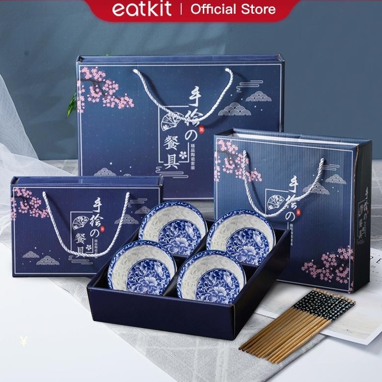 Bisa Cod Eatkit Hampers Mangkok Gift Set | Mangkok Keramik Set | Mangkuk Keramik Cantik Set | Hamper