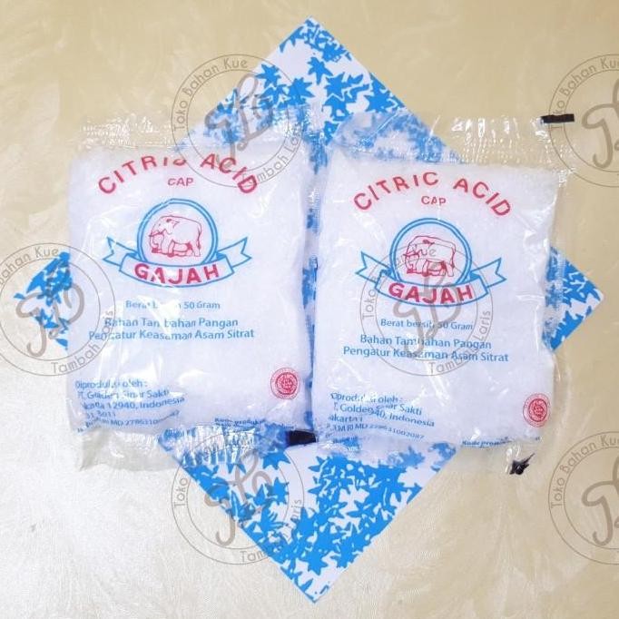 

Citric Acid / Asam Sitrat Gajah (50 gram)