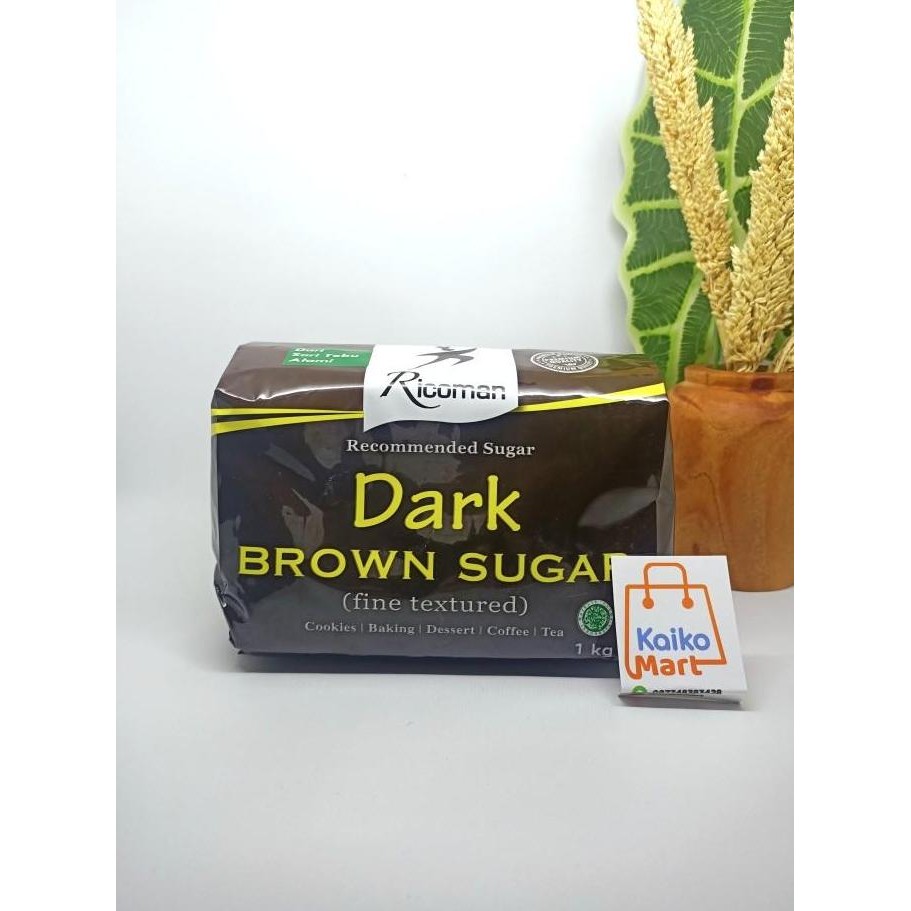 

RICOMAN DARK BROWN SUGAR 1KG