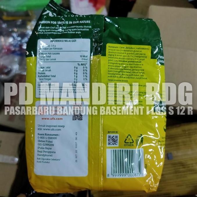 

KNORR CHICKEN SEASONING POWDER 1 KG / KALDU AYAM / REFILL / POUCH