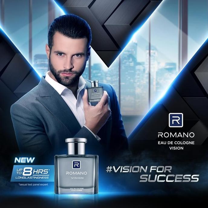 Romano Eau de Toilette Vision 50 ml - parfum pria