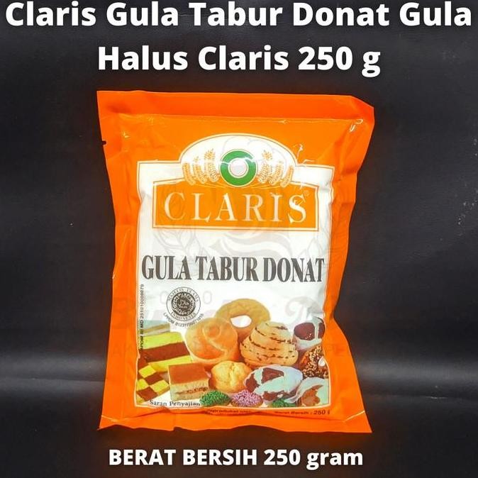 

Gula Tabur Donat Claris/ Gula Halus Claris 250 g