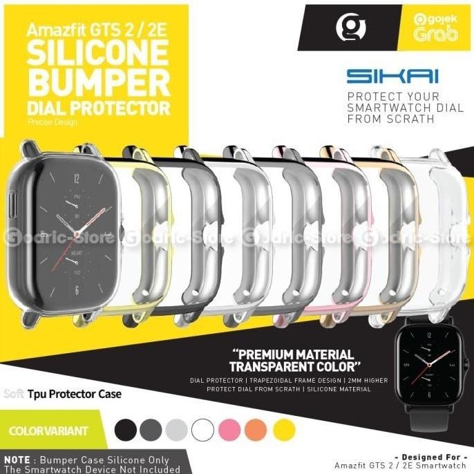 SIKAI Rubber Case Soft Bumper Cover Screen for Amazfit GTS 2 2e GTS2