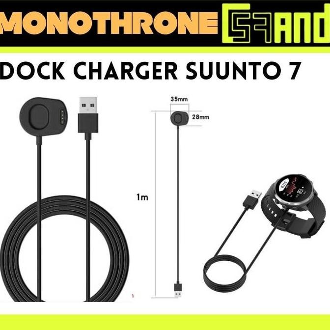 Kabel Charger Suunto 7 Dock Charger USB Magnetic Smart Watch Suunto 7