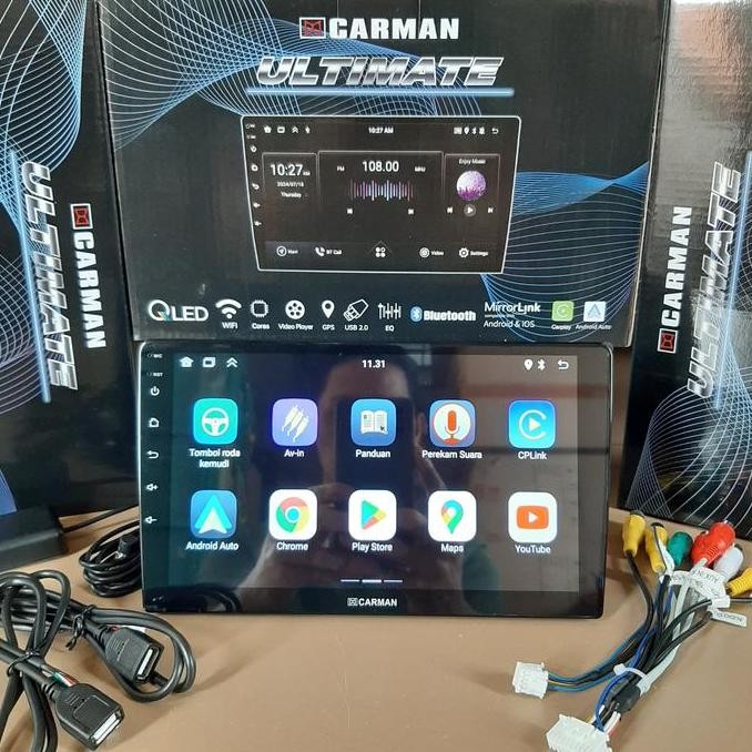 // Head Unit Android 9 Inch Ram 2/32Gb Carman Terbaru //