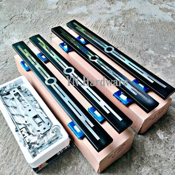 Terlaris 1 Satu Set Handle Pintu Rumah Hitam Motif Terbaru 45Cm Dan Kunci Handle Set Kunci Pintu Min