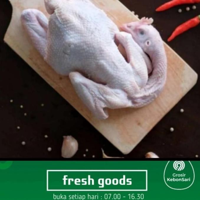 

ayam kampung pejantan utuh segar 600-700 gr (PO H+1)