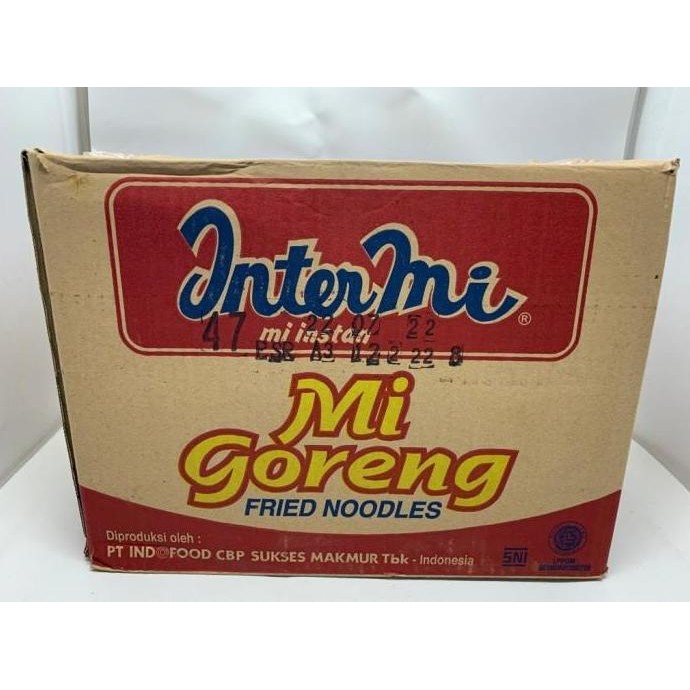 

MIE INSTANT INTERMIE GORENG DUS 40 PCS X 60 GRAM