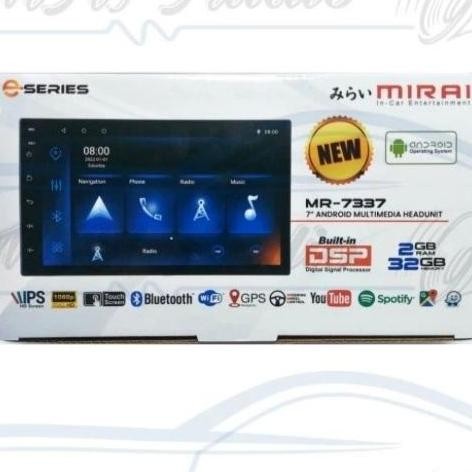 * Head Unit Android Mirai Mr-7337 7Inch Ram 2/32Gb *