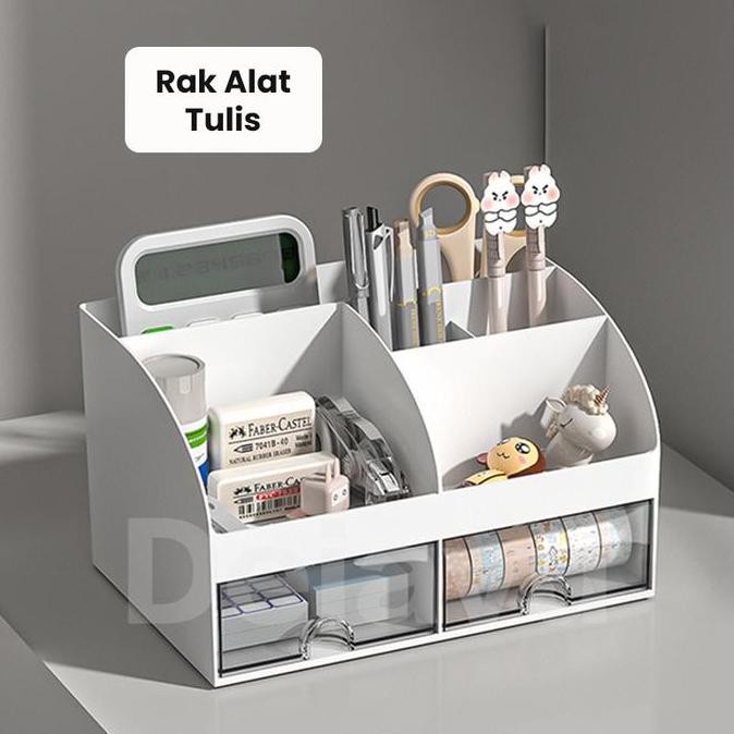 

Dejavu Kotak Organizer Alat Tulis Meja Kantor Rak Kosmetik Laci Desktop Storage Serbaguna HSB686 PS