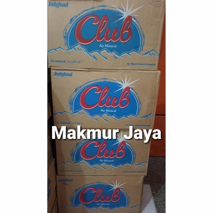 

CLUB AIR MINERAL BOTOL 600ml 600 ml 1 Dus Isi 24 Botol (OJOL ONLY)