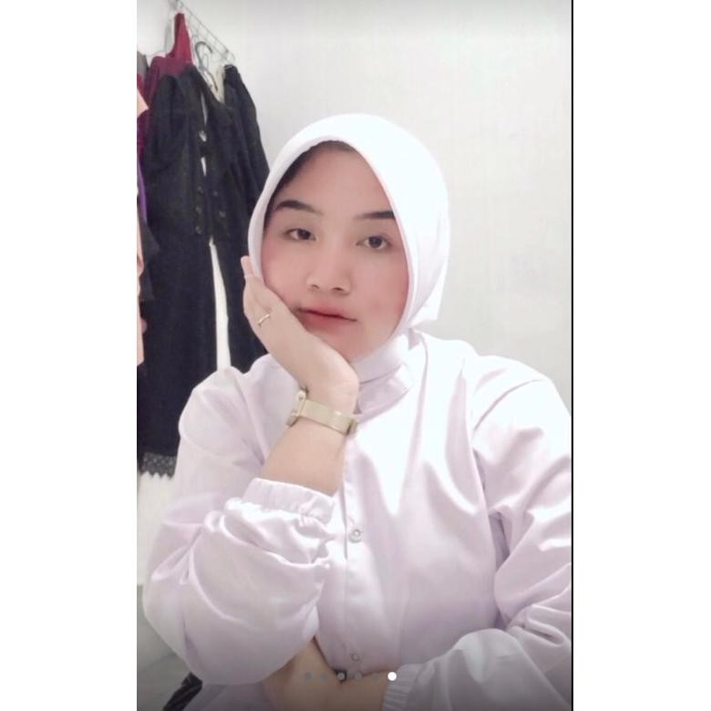 Baju Dinas Perawat Putih Setelan Celana American Drill