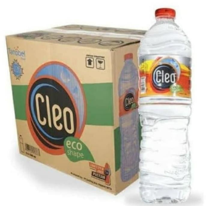

air mineral cleo botol 1500ml isi 12