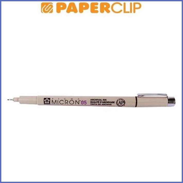 

STOCK NEW BALLPOINT SAKURA PIGMA MICRON 05 BLACK TERLARIS