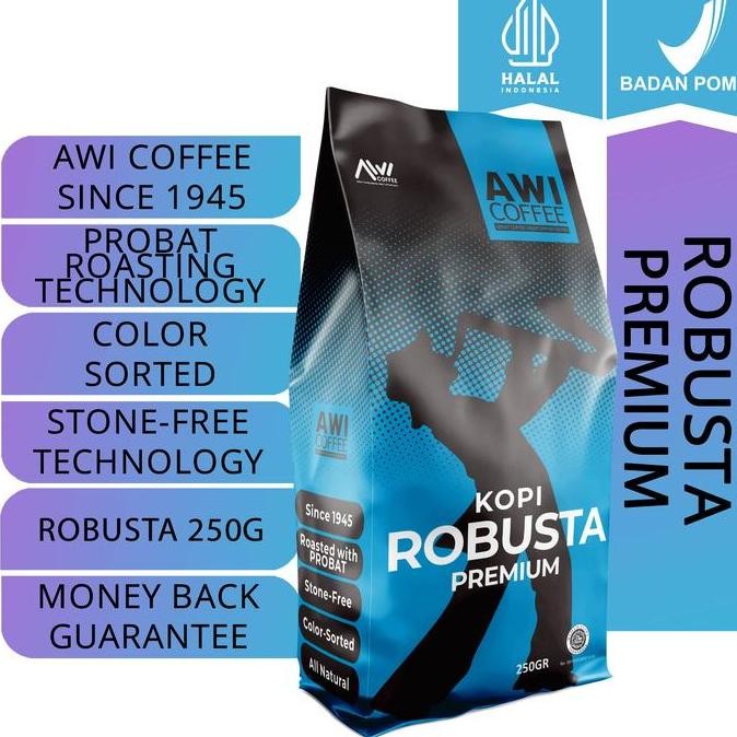 

Awi Coffee Robusta Sidikalang Premium 250Gr | Roated Coffee Beans | Robusta 100% | Premium Grade 1 | ESPRESSO | LATTE | V60 | VIETNAM DRIP | MANUAL BREW | AMERICANO | ES KOPI SUSU GULA AREN TS