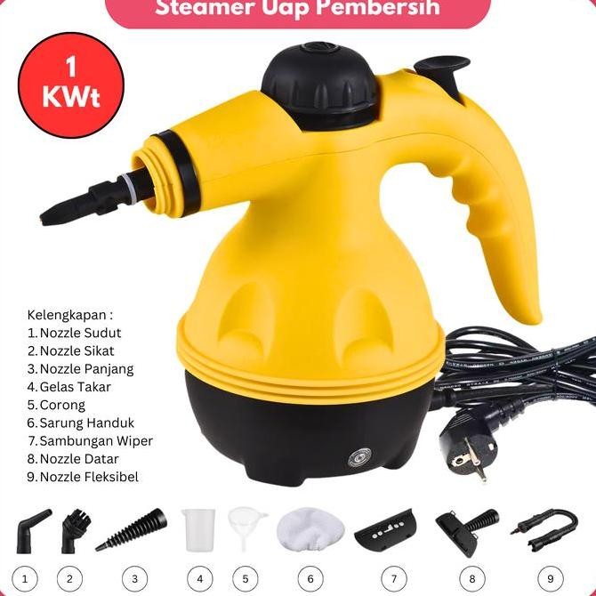 MESIN STEAMER UAP PEMBERSIH MOBIL RUMAH STEAMER CLEANER UAP PORTABLE MULTIFUNGSI MESIN STEAM CLEANER